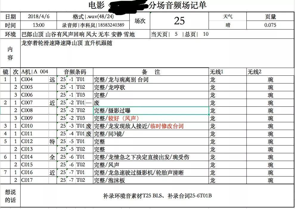 电影场记表纪录片场记表石室丹丘:了解到您和周浩导演合作的时候,导演