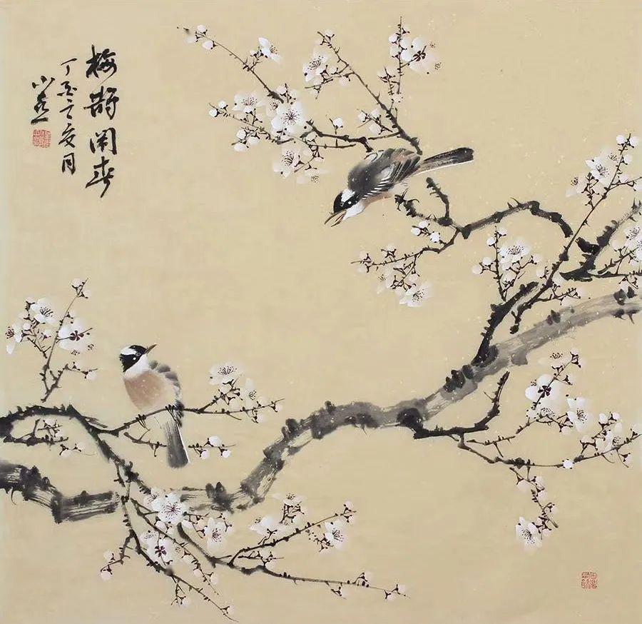 招生名额:40人学习内容:学习3幅新写意花鸟画(范画见上文)课程设置:定