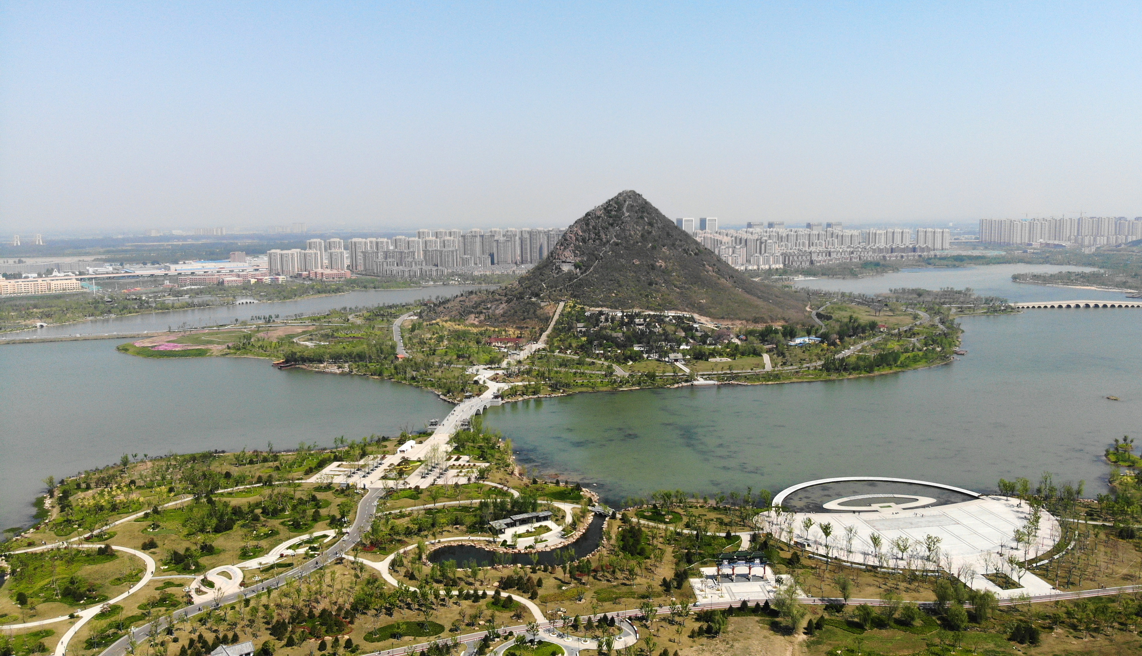 华山湖风景区济南图片