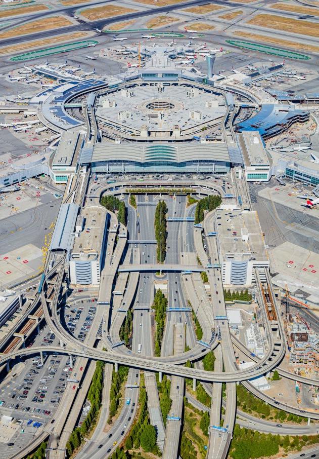 图机场航拍俯瞰机场的不可思议的摄影项目
