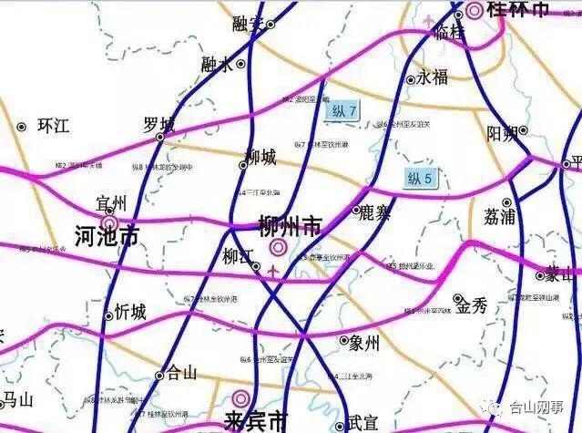 来宾市高速公路规划图图片