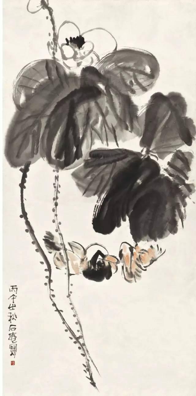 一笔一画皆真意石壶先生花鸟画趣味十足