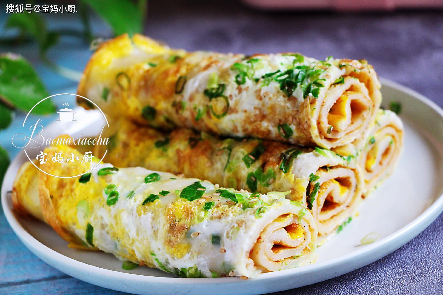 【葱花鸡蛋软饼】