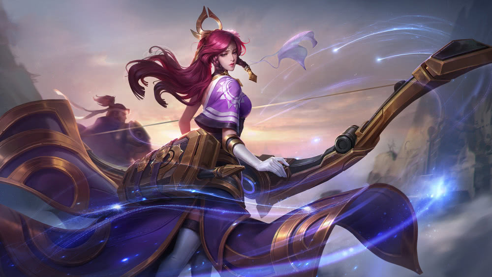 王者荣耀伽罗蒙犽鲁班大师原画壁纸大全花见巫女箭羽风息破魔之箭