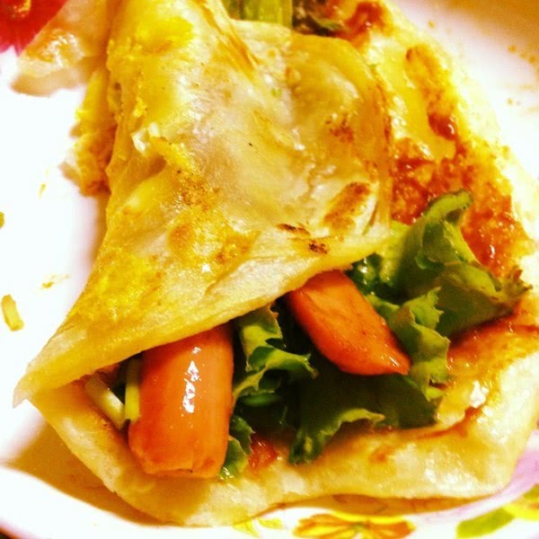 在家也能做出美味的鸡蛋灌饼以后早餐再也不用出去买了