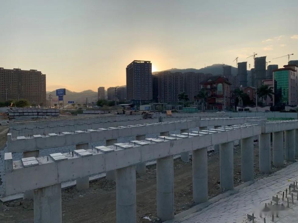福清环城路即将完成闭环融宽环路c段预计明年通车