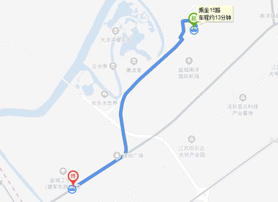 盐城401公交车路线图图片