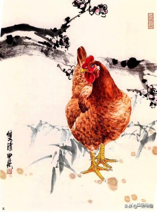 图文教程——母鸡的小写意画法步骤