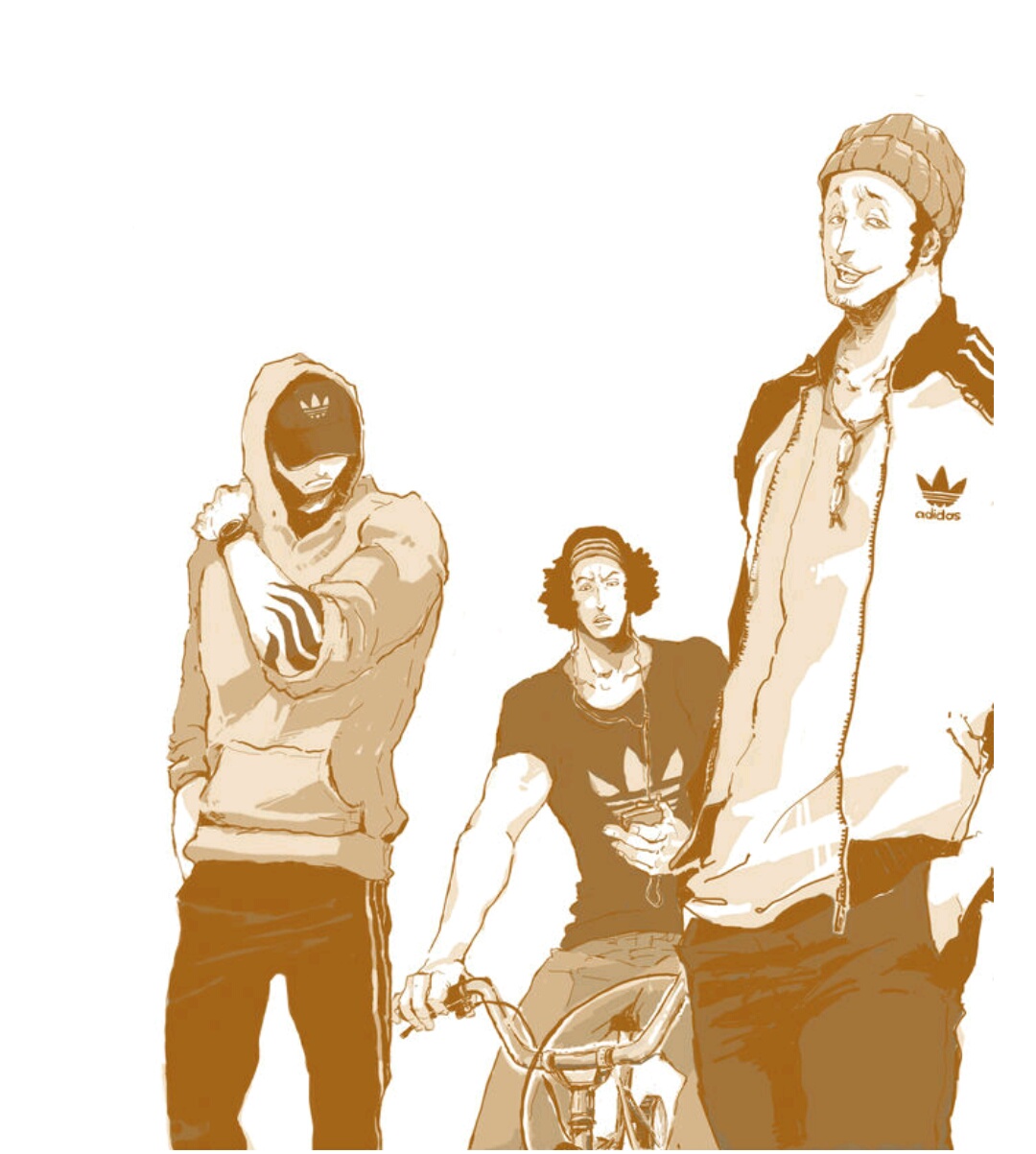 成功人士三大将年轻的精神小伙也有成为大叔的时候,虽然老了,但三大将