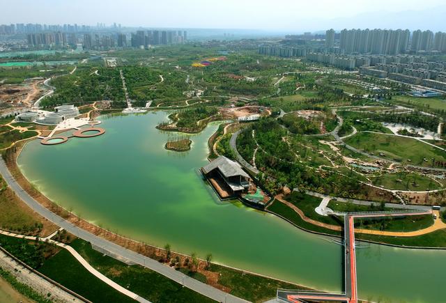 长安区:全域治水 皂河,潏河引得白鹭归_公园