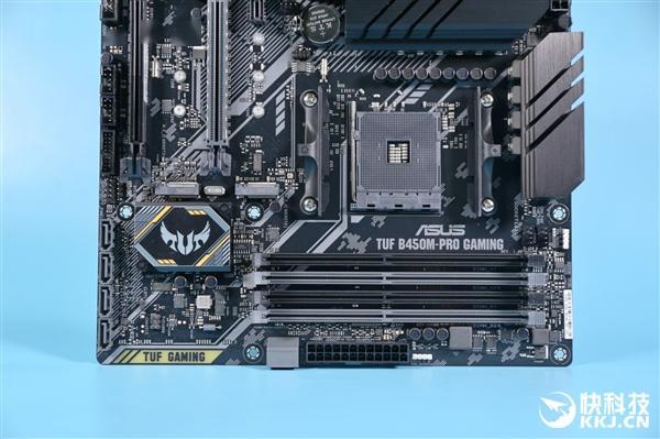 ryzen中端新座駕華碩b450mpro電競特工主板圖賞雙m2插槽