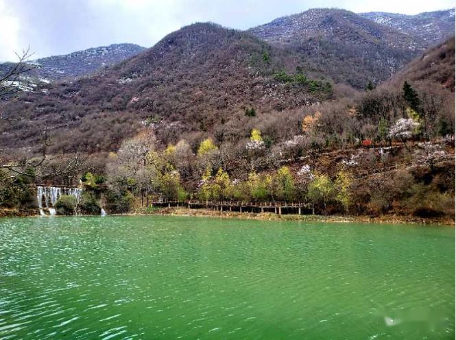 陇南风光官鹅沟之春