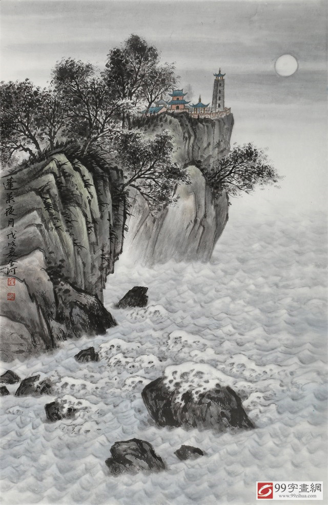 画意高古 绘清逸之境-刘金河山水画赏析