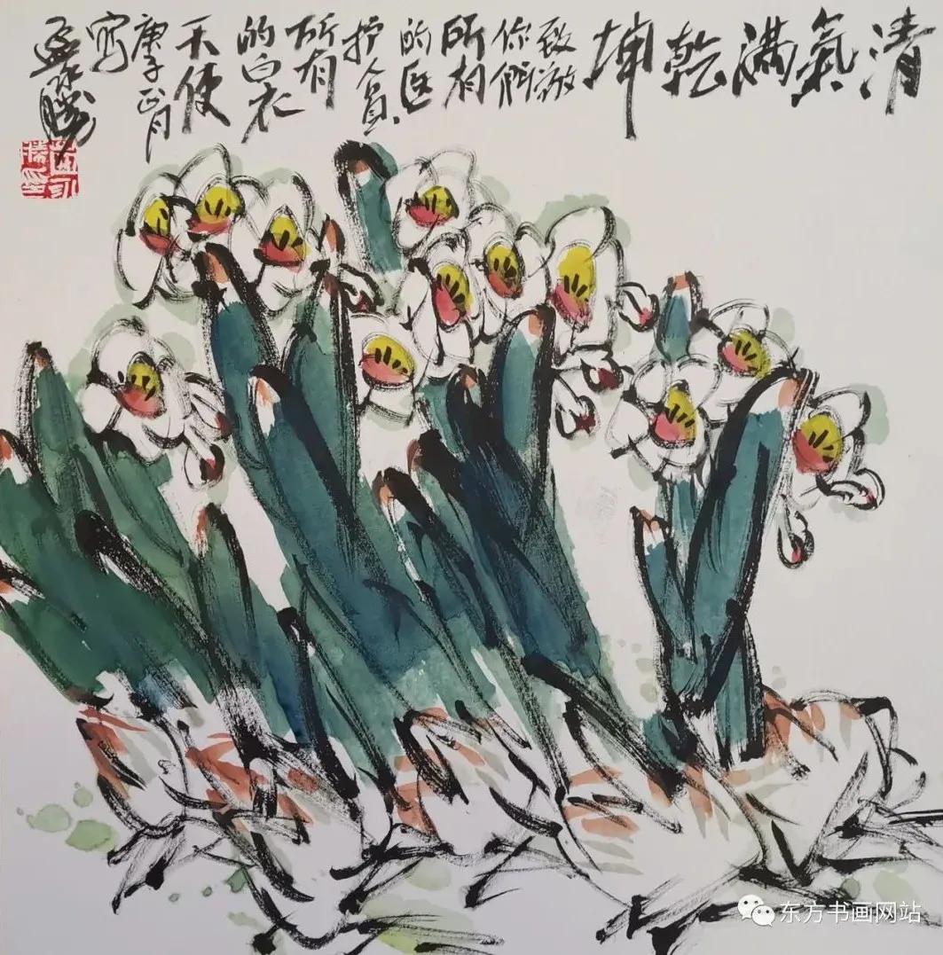 东方艺坛▎雄奇奔放蔚然成方品读孟永胜先生大写意花鸟画