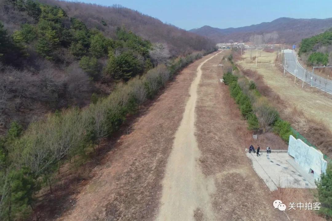 原创天下第一道航拍秦直道文化苑咸阳市旬邑县