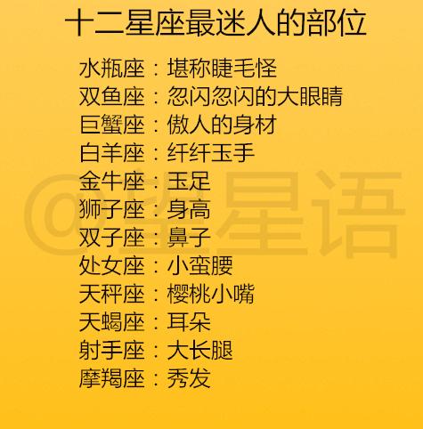十二星座最迷人的部位十二星座爱变冷淡是真的忙还是不想爱了