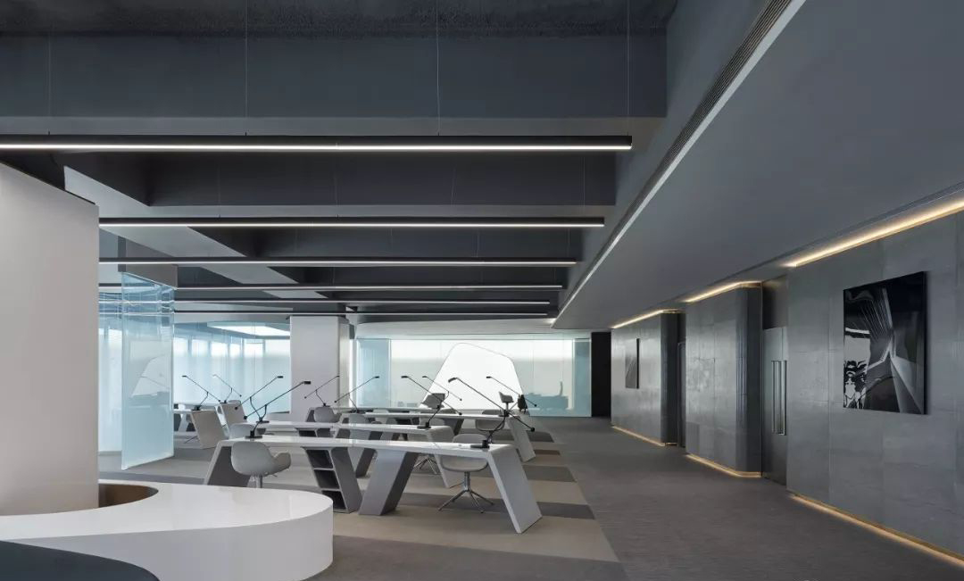 空间设计顶级办公室都这么设计了艺术装置黑科技全都都用上了