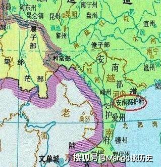 唐朝时期改交州为安南都护府,几乎涵盖越南全境,直至宋元