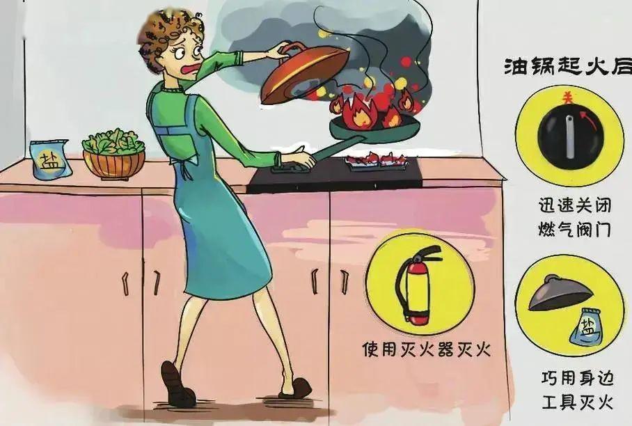 贵港一民宅厨房突发火灾,后厨安全不容忽视_灭火