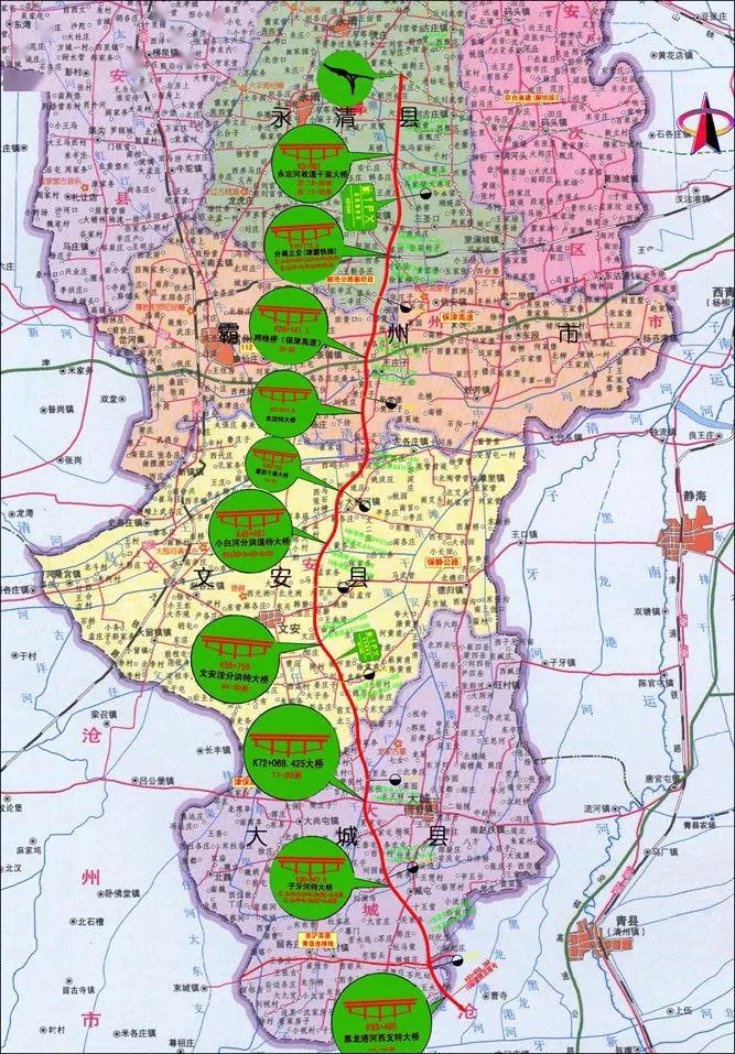 京德高速公路全程地图图片