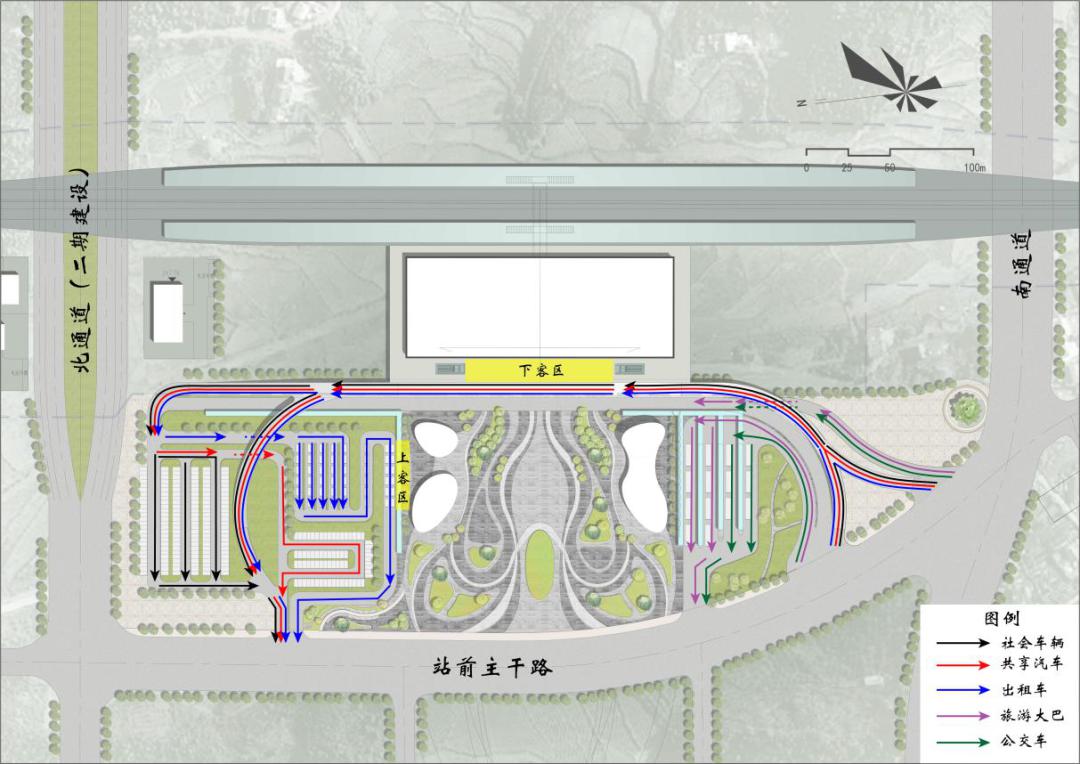 黄山西站规划图片