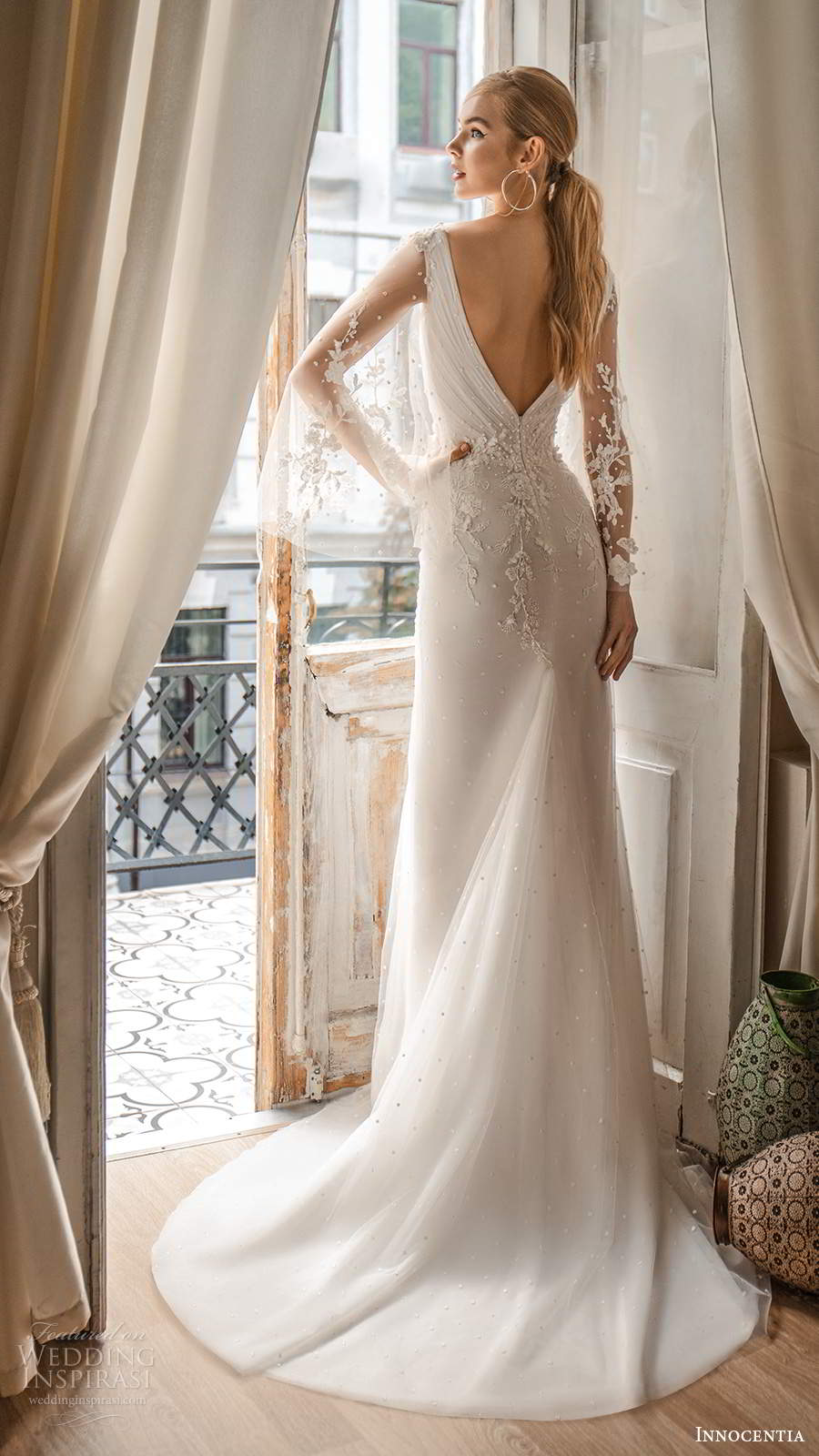 innocentia2021casablanca婚纱系列耳目一新的现代精致嫁衣