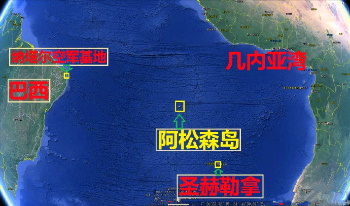 地图看世界;南大西洋的战略重地阿森松岛