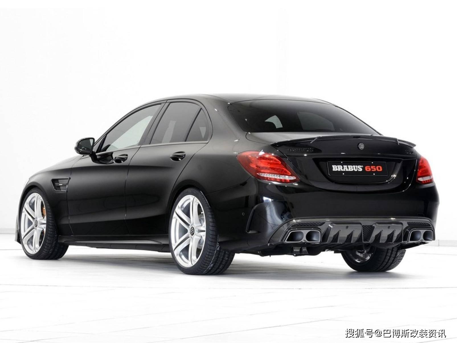 奔馳c63整車改裝巴博斯碳纖維套件配brabus40升v8發動機