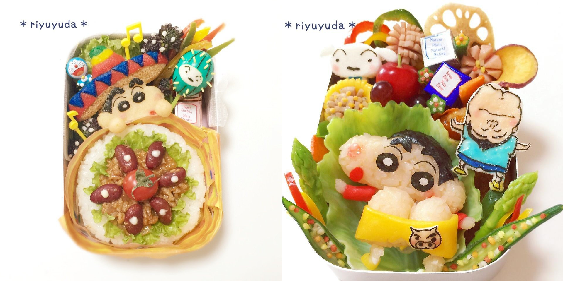 动漫便当既能看又能吃鬼灭之刃版过分精致一口吃掉炭鬼王