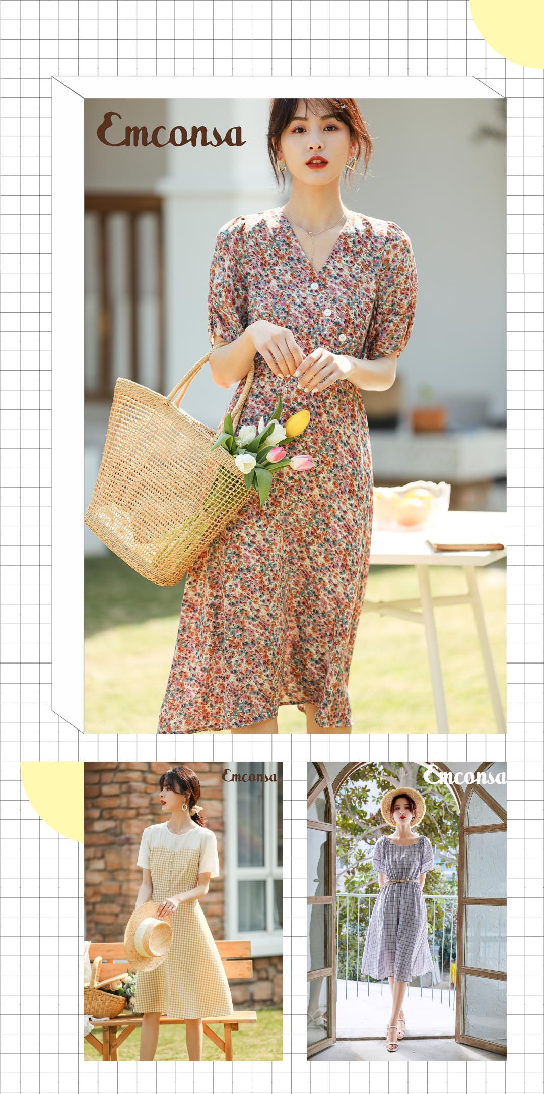 新店开业 l 品牌设计女装ks5,emconsa五折来袭(文末送ins棉袜啦)