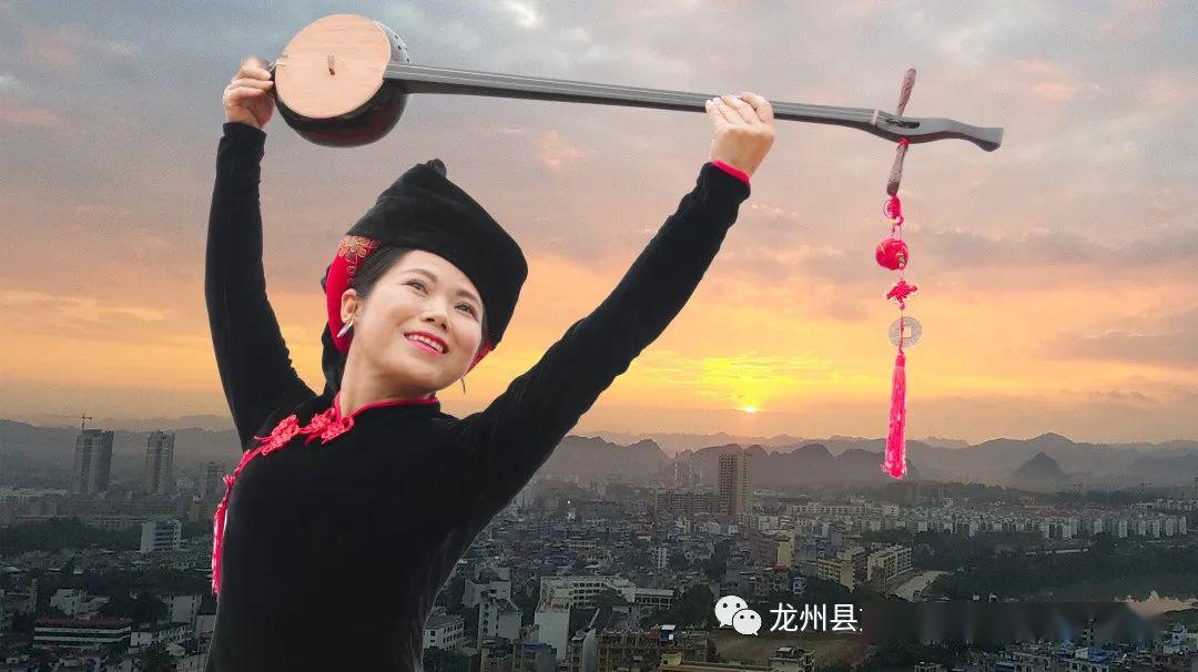 展现出了别致的美之乡天琴我们一起云上过三月三龙州人民的热情不减没