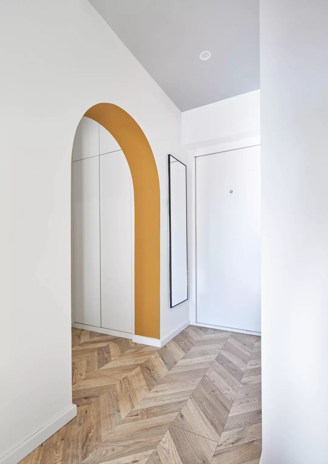 53㎡简约风小户型,丰富的色彩 拱形门洞设计,让家更活泼有格调!