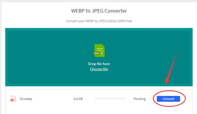 手机中的webp格式怎么转换成jpeg