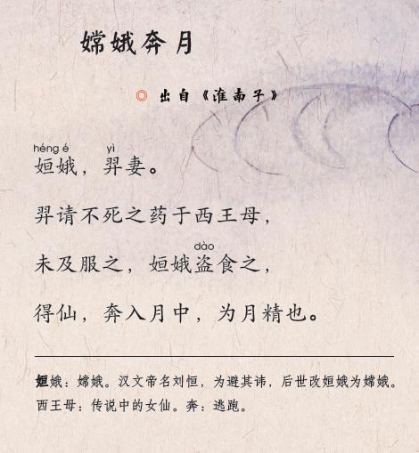 小古文打卡第一篇嫦娥奔月