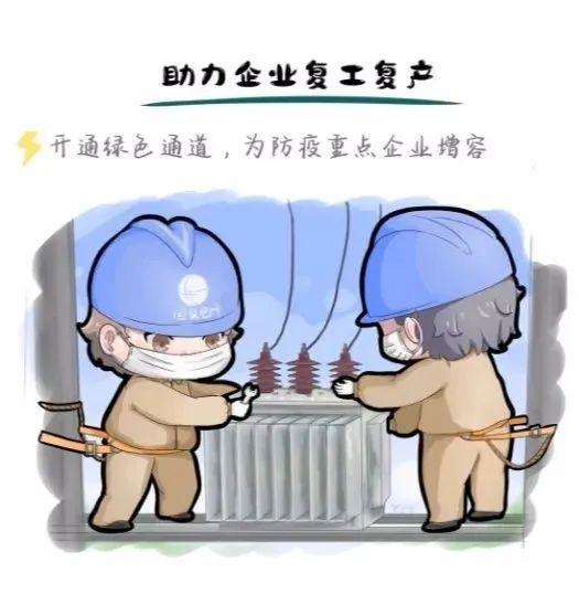 電力人抗疫保電圖鑑看看哪一個是日常的你