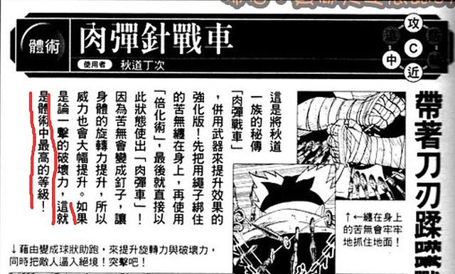 原创最强体术居然是丁次的肉弹针战车我可能看了假的火影