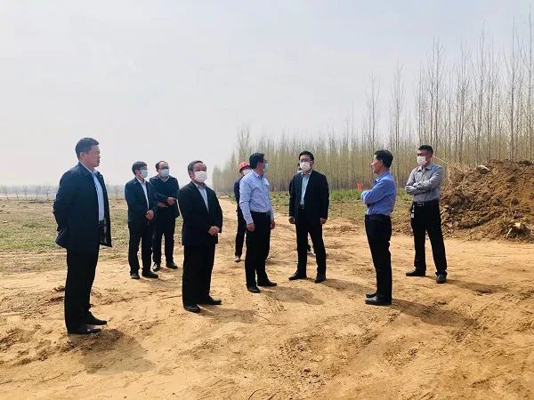 峡山区党工委书记李华刚现场调度潍河防洪治理工程