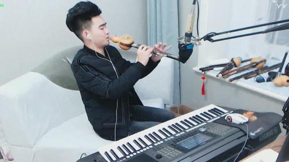 音乐奇才纪伟葫芦丝演奏歌曲高天流云纯音乐