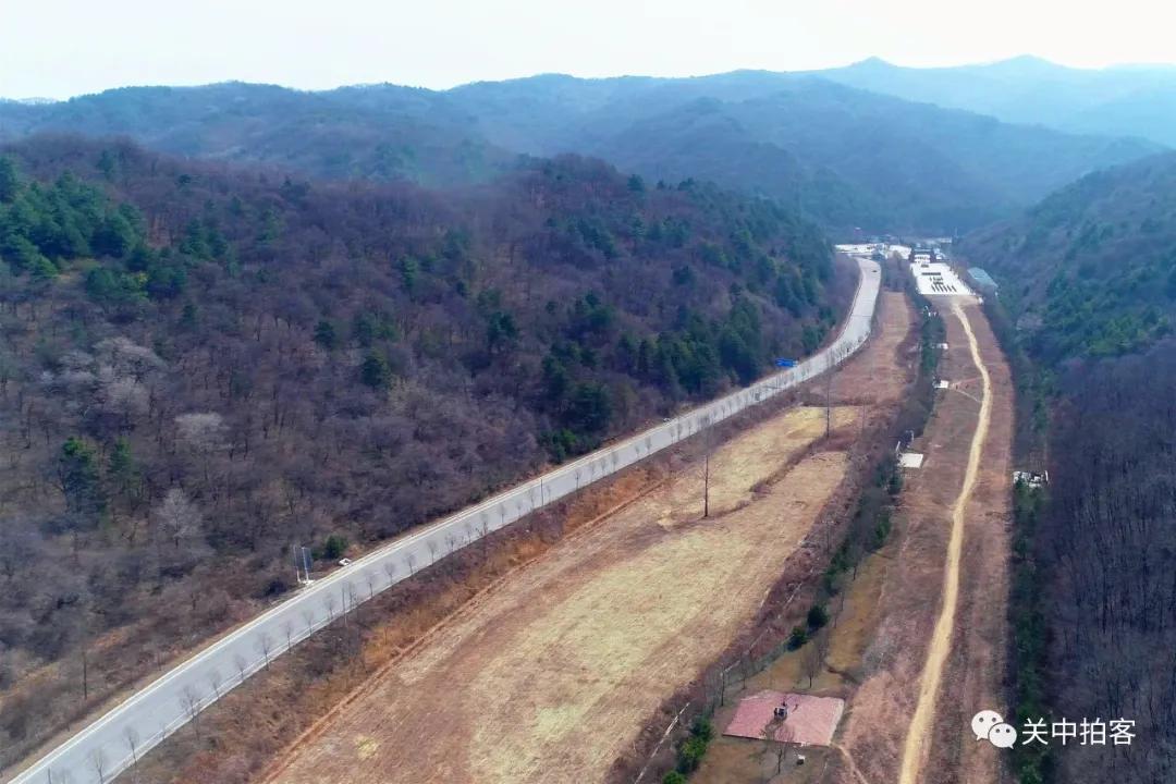 原创天下第一道航拍秦直道文化苑咸阳市旬邑县