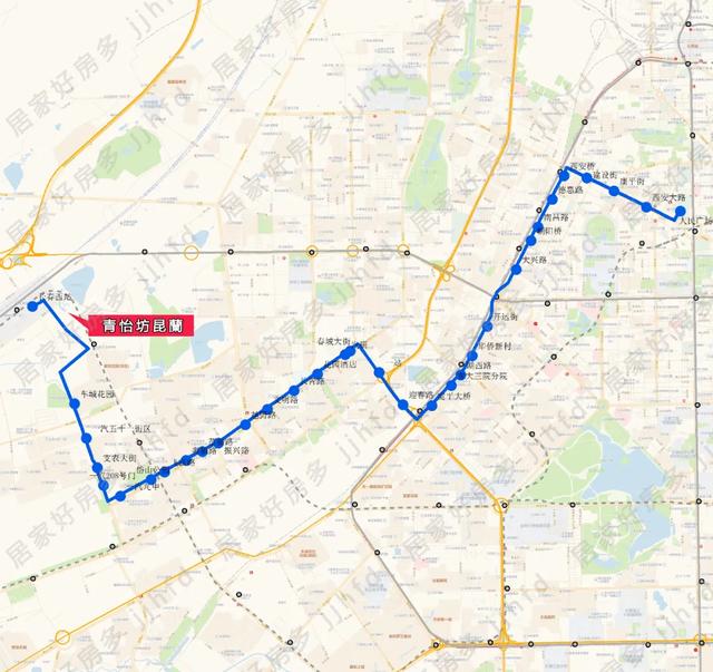 覆盖现有19,119路部分线路一汽街区,长春西站等区域