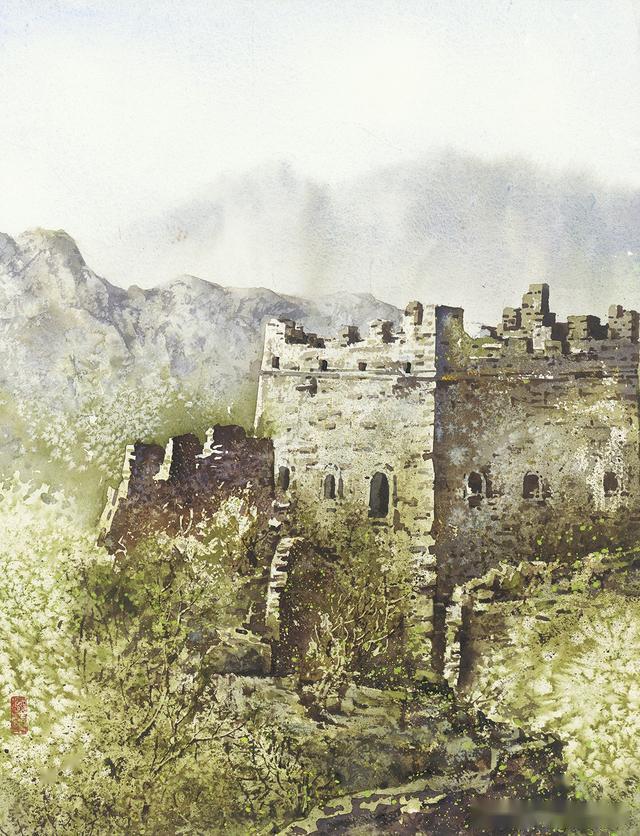 中国美术家协会会员董克诚水彩画高清图集