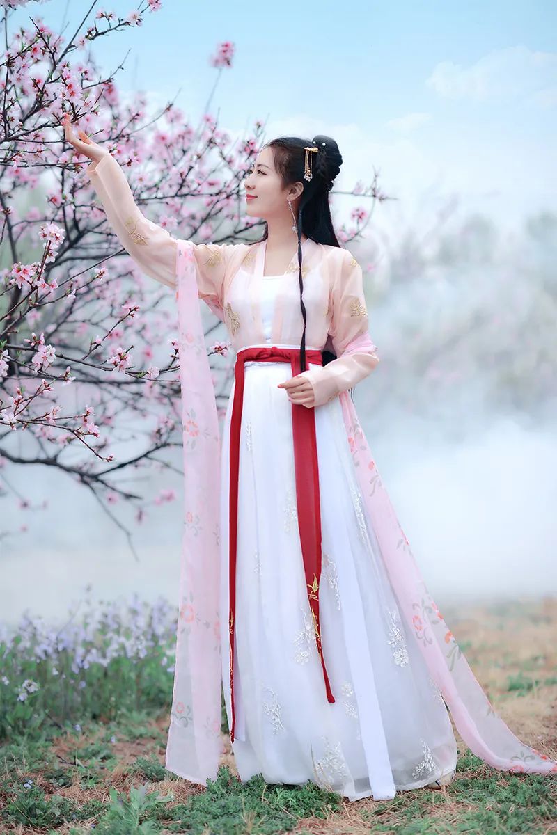 零基础学盘发超美的汉服盘发清新小仙女