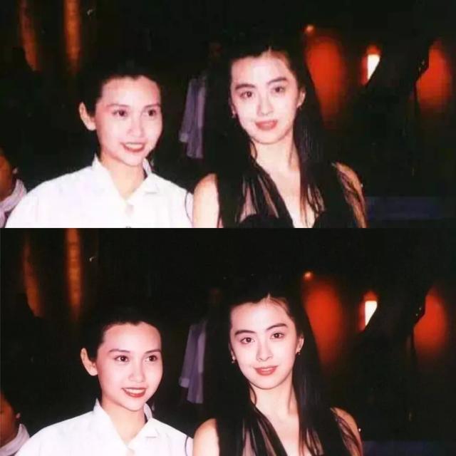 这张和哥哥张国荣的合照,两个倾城美颜,让人叫绝!