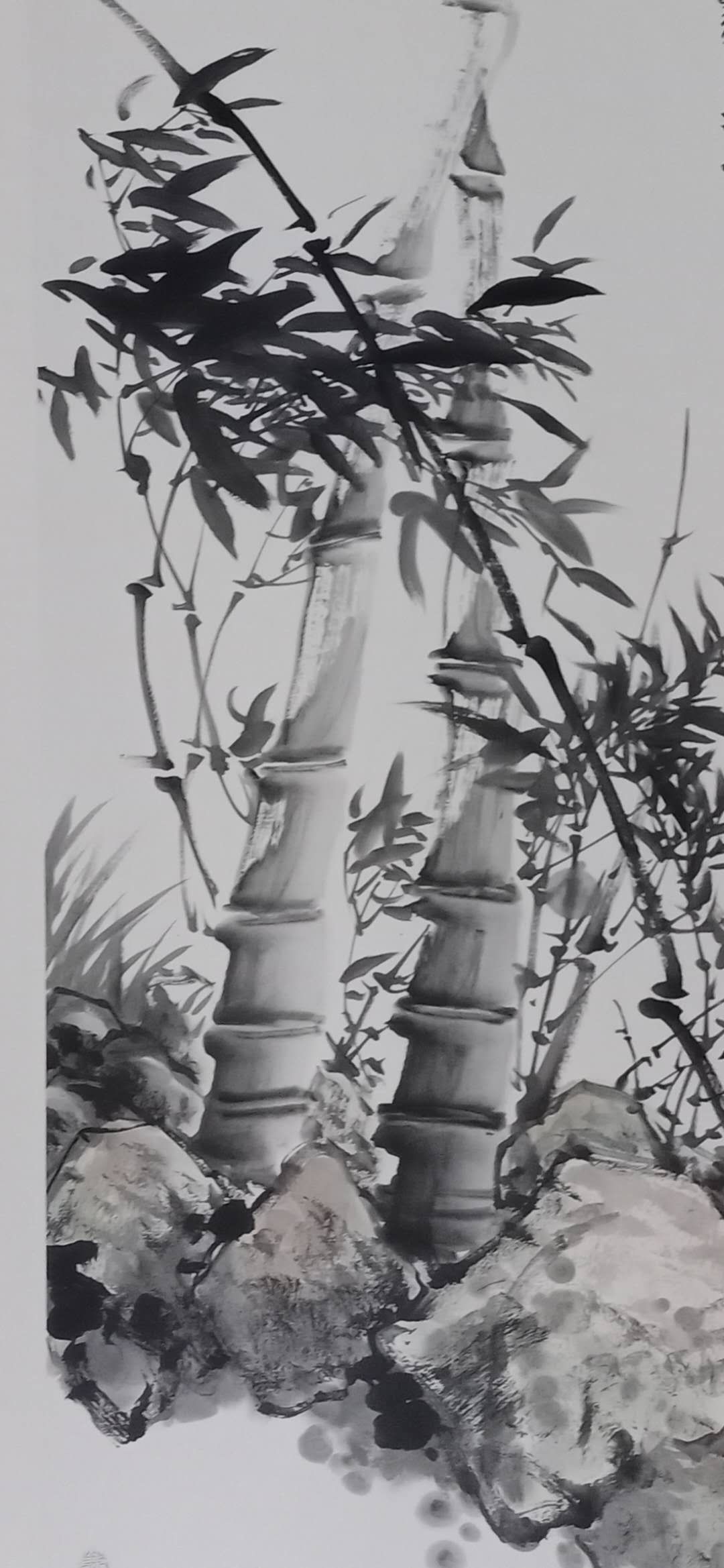 当代画家顾玉杰水墨山水花鸟精品作品赏析