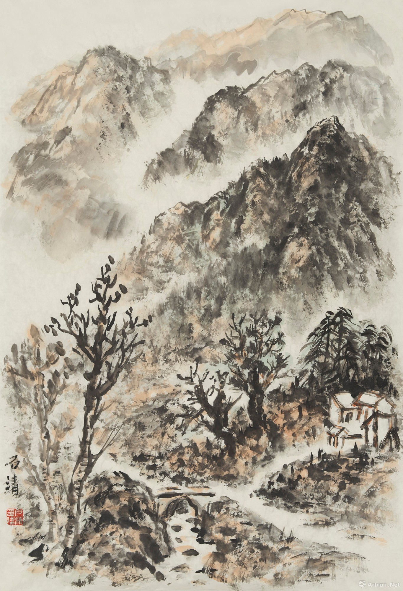 党辉折回传统冲刺新派中国画