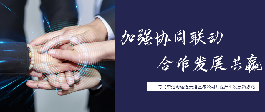 加强协同联动合作发展共赢青岛中远海运连云港区域公司共谋产业发展