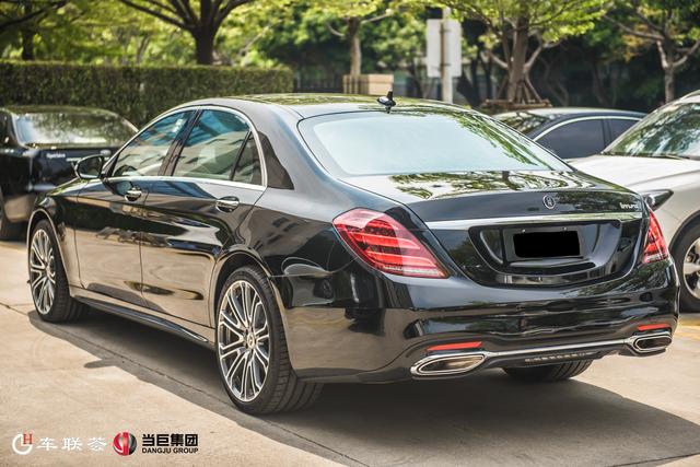 奔驰改装品牌英飒imsa四驱长轴s450l高清实车图