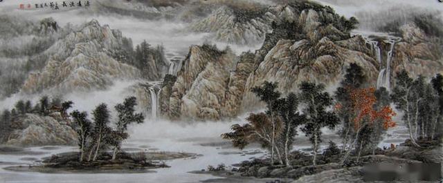 路天运的山水画