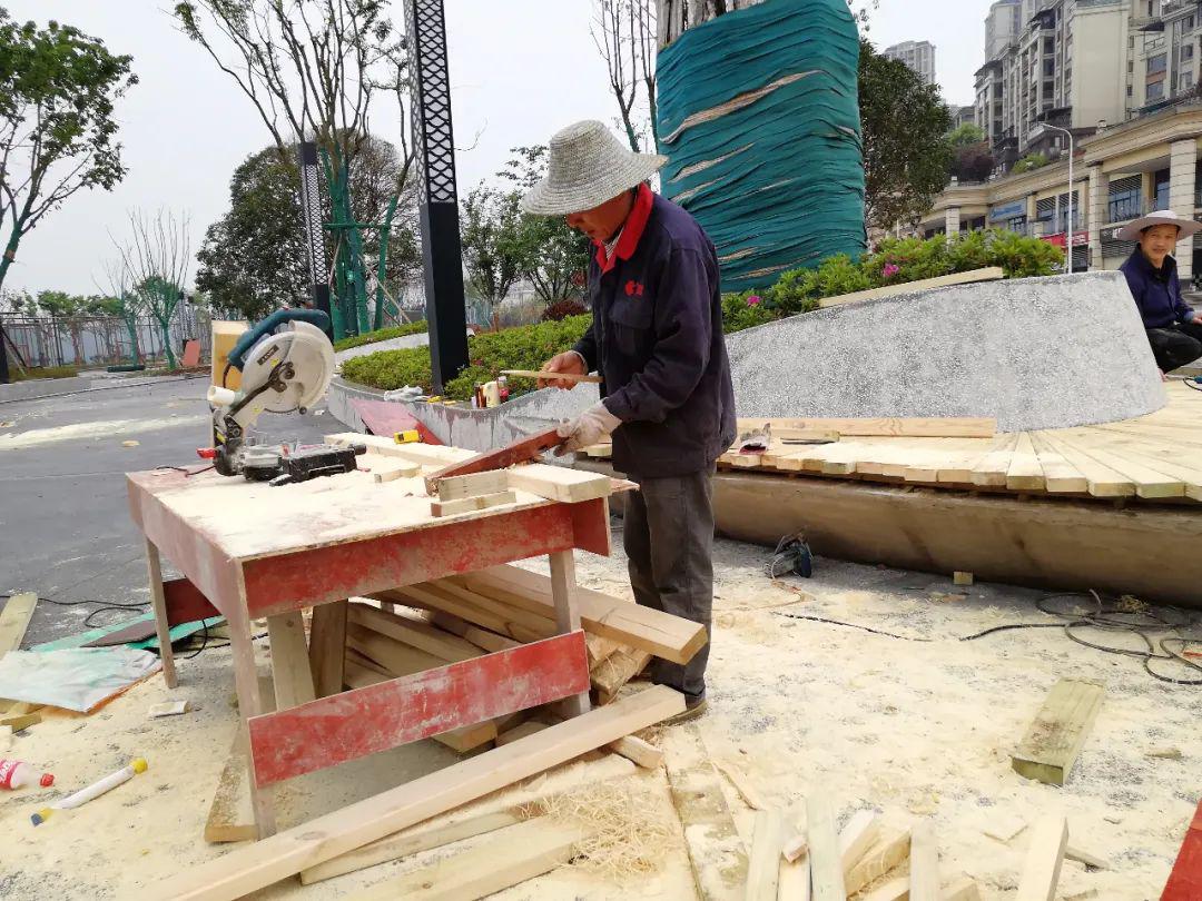 花滩市政南公园预计五月下旬开园
