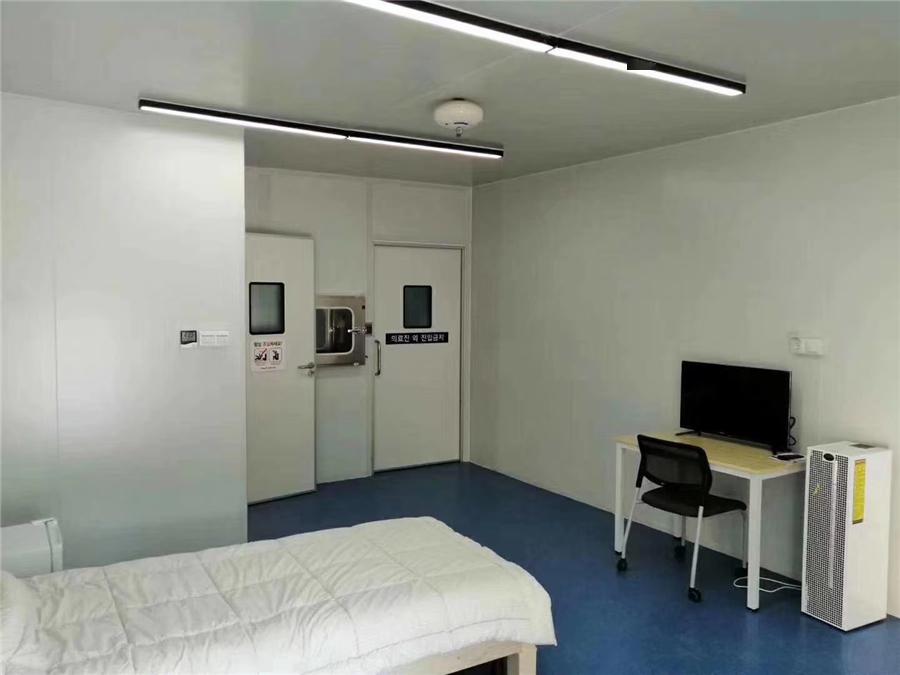 负压隔离病房内部实景图